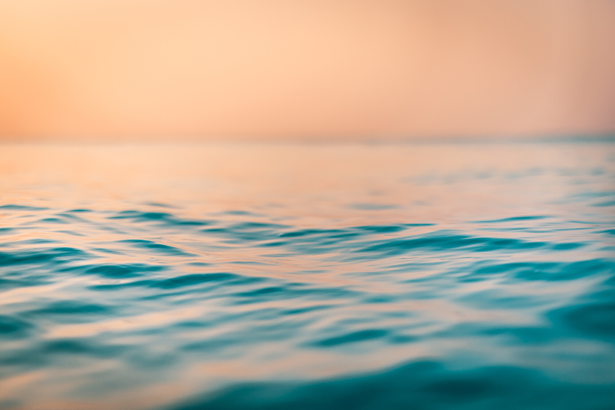 Open water.